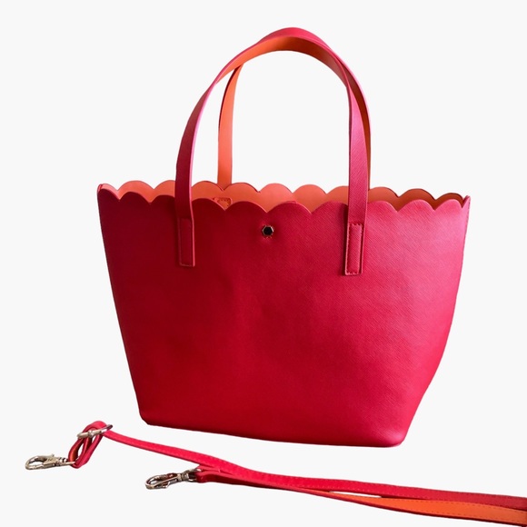 KELLY & KATIE CORAL BUCKET BAG - Picture 2 of 14